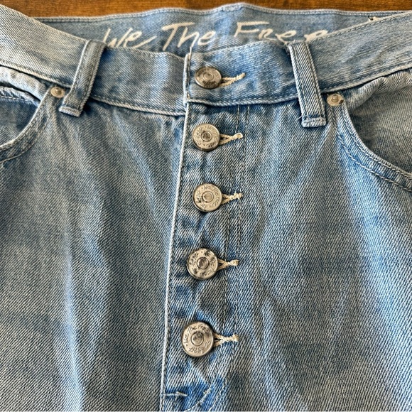 Free People We the Free Blossom Rigid Skinny Jeans Distressed New NWT Size 31 - Picture 6 of 10